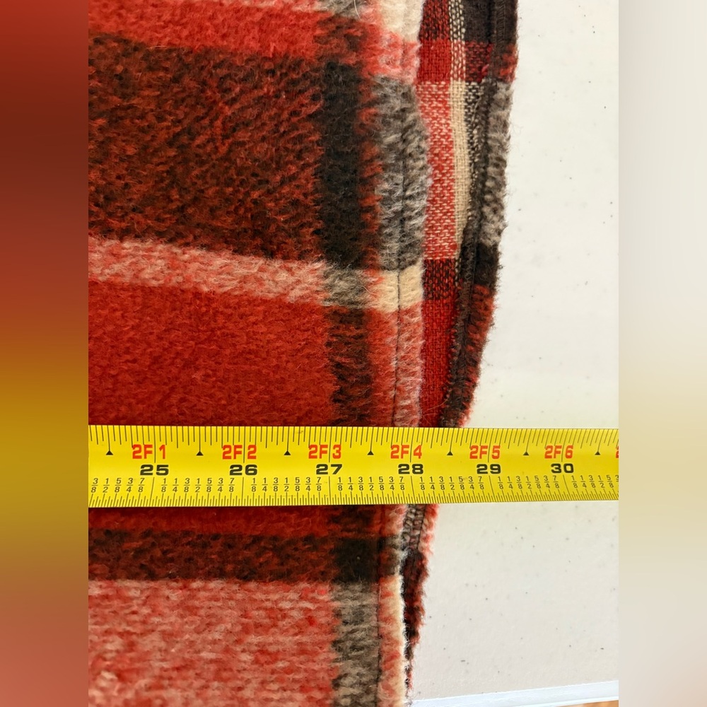 Avec Les Filles ORANGE Plaid Jacket Shacket Anthropologie EEUC XS - Picture 6 of 8